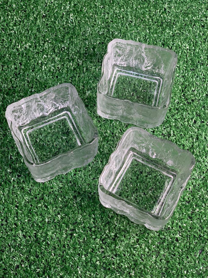 3pc Glass Square Contrainer (Category: Other Kitchenware & Tableware) located in Mandaluyong City. Submitted by isydln (Listing ID 1102264412, Image 1). Description: 3pc Glass Square Container Yours at 270.00 7.5cmx7.5cmx5cm Can double at candle holder .