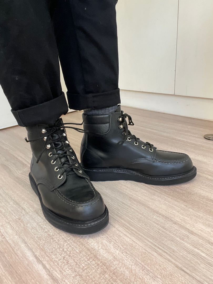 US7D Red Wing Moc Toe 8133, 男裝, 鞋, 西裝鞋- Carousell