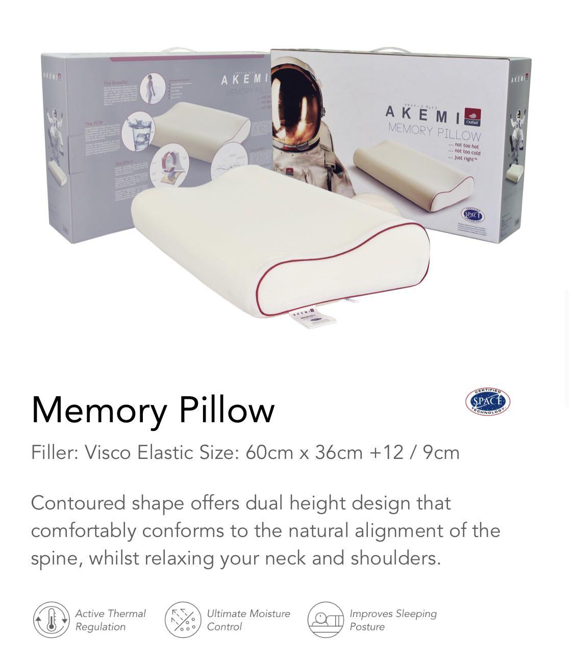 Akemi uchi memory pillow clearance