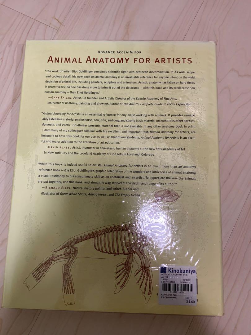 Animal anatomy for artists the elements of form by Elliot goldfinger