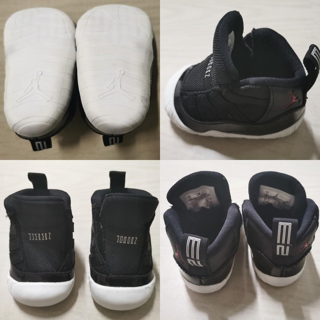 Newborn jordan cheap shoes size