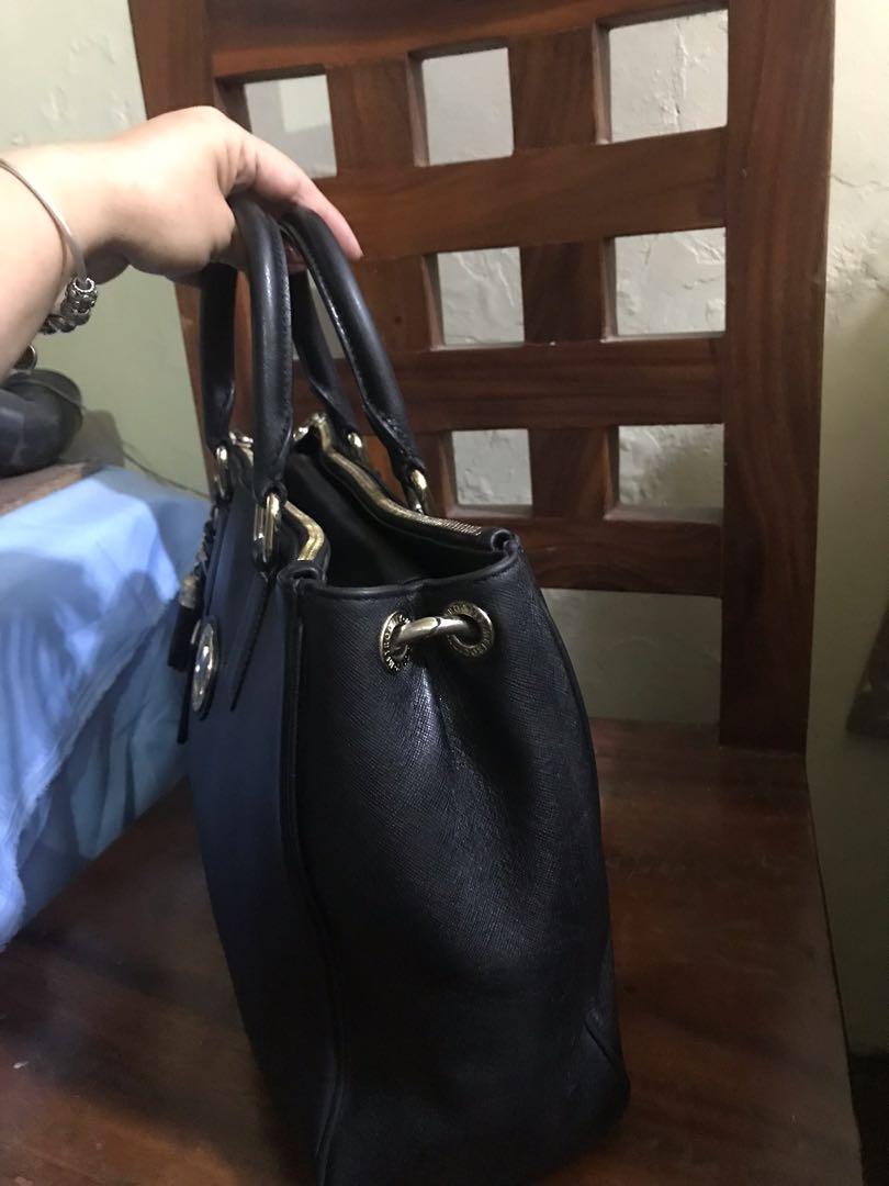 Metrocity Genuine Leather Handbag, Pre-Loved