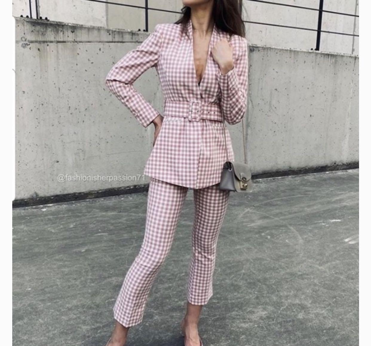 AUTHENTIC ZARA PINK PANTS, Women's Fashion, Bottoms, Jeans u0026 Leggings on  Carousell
