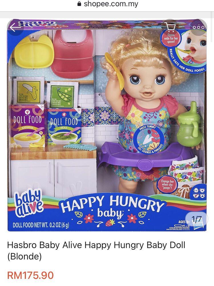Happy hungry baby sales alive doll