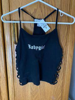 Babygirl Black Tank Top
