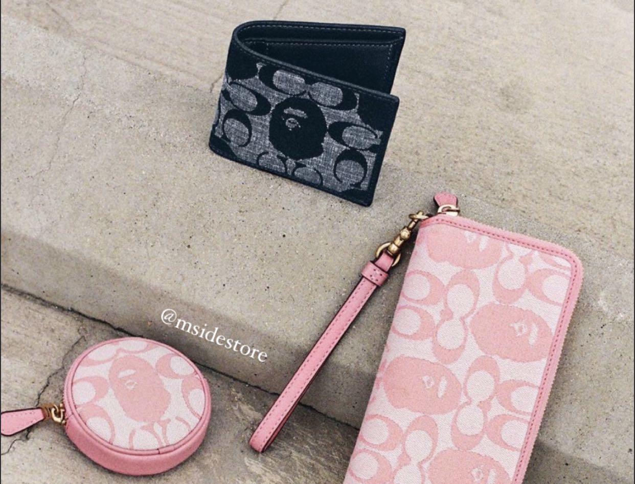 coach x bape wallet