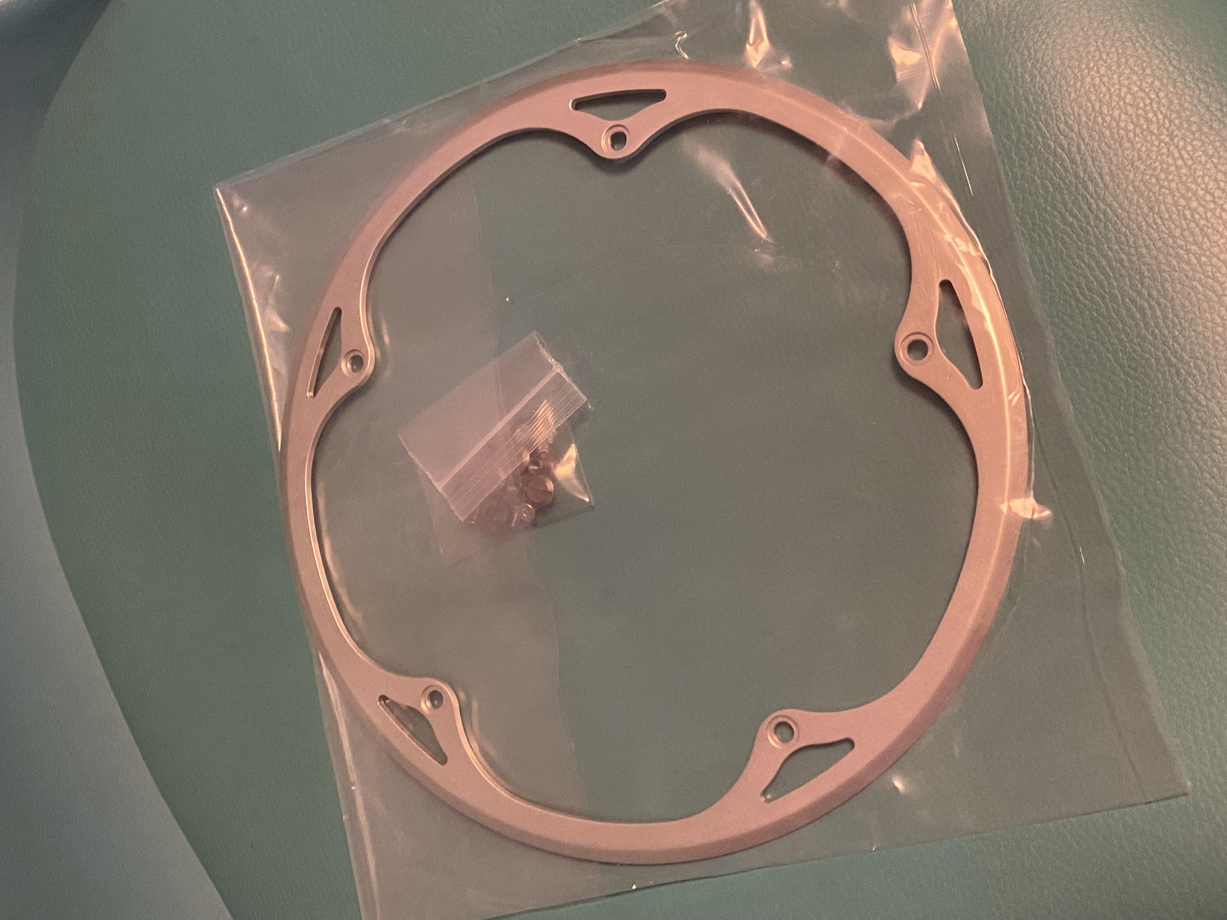 BIKEfun RAD. Chain Ring Protector after 2013 ver. Brompton 銀 Silver ...