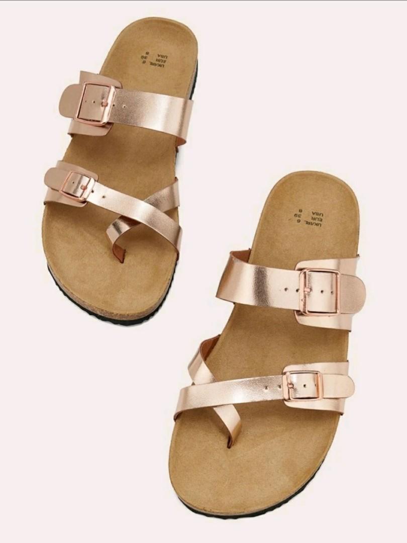 Rose gold cheap jesus sandals