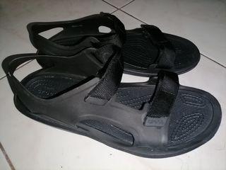 Brand New Original Crocs All-Black Water Sandals Shoes US Size 13