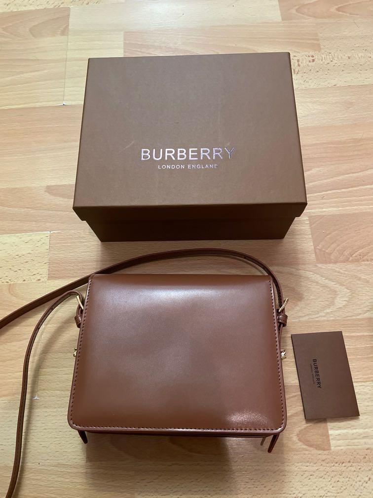 Burberry small two tone leather grace bag clearance
