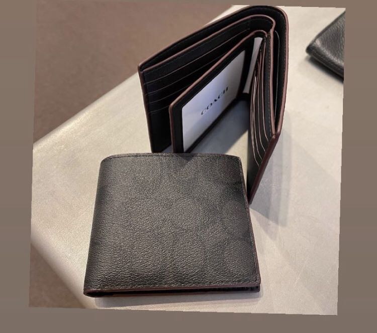 Oxblood wallet on sale coach