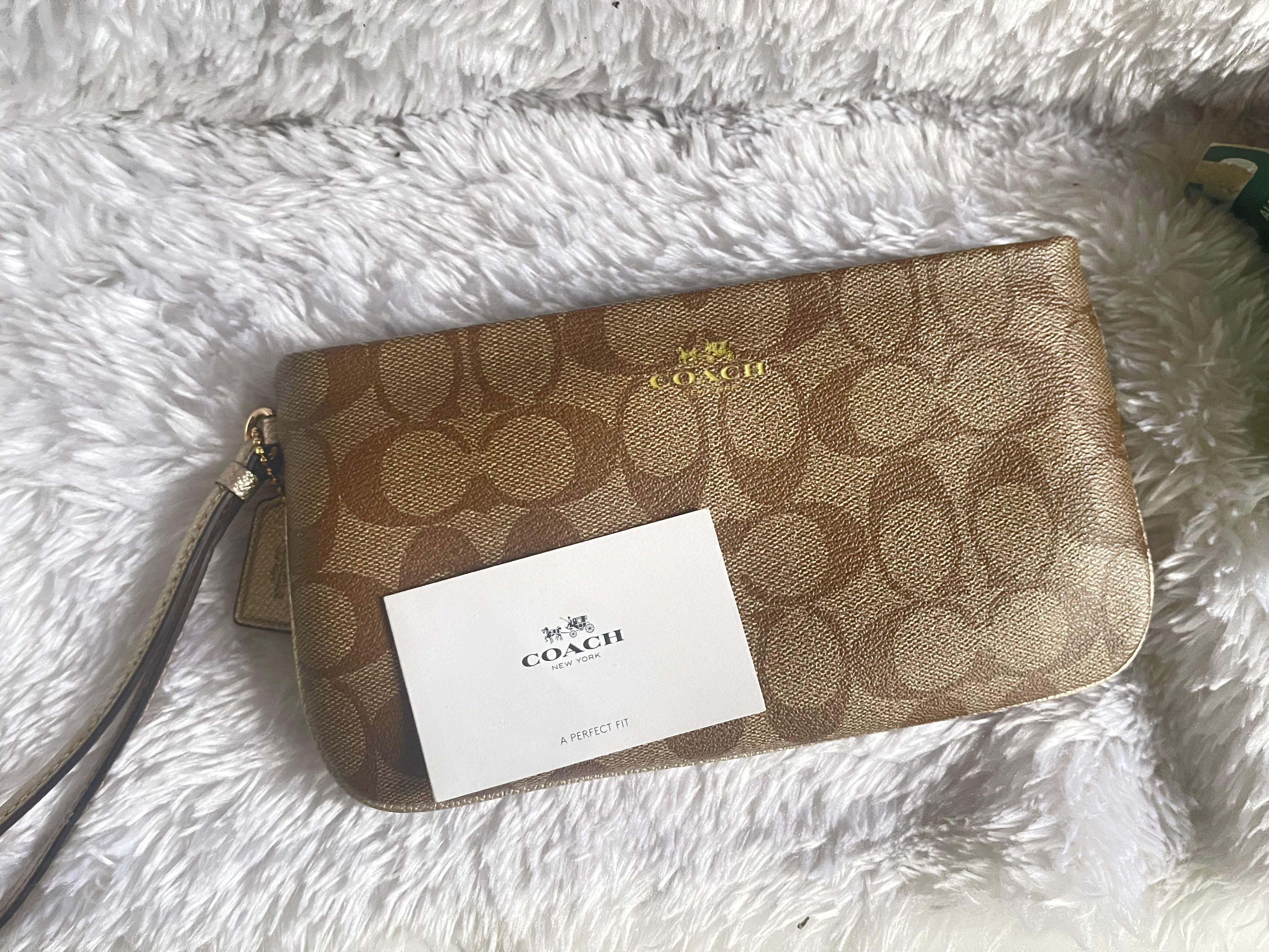 Coach online wallet pouch