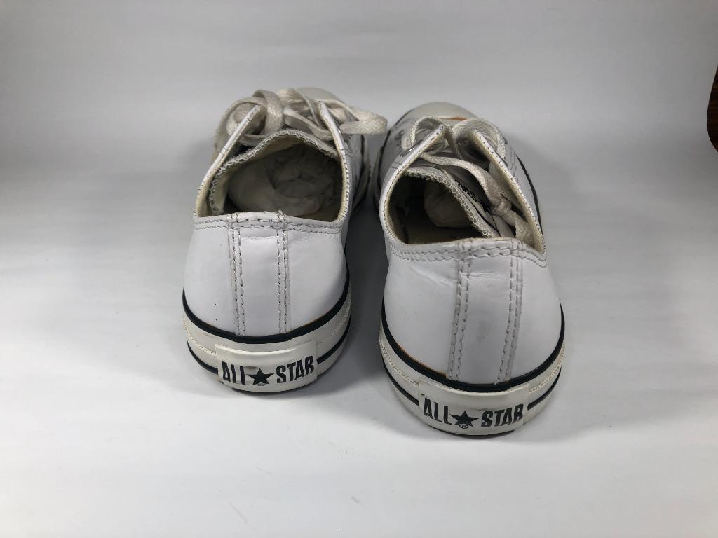 Converse Chuck Taylor All Star Lo Leather Sneaker - White (Category: Casual Shoes) located in Paranaque City. Submitted by rasmercado (Listing ID 1102164145, Image 3). Description: SKU: 206 Quality: 8.5/10 RFS: Closet clean-out Ships out only on weekends Size on Tag: Mens 6.5 / Women's 8.5 / UK 6.5 / EUR 39.5 / 25 cm Note: No shoebox included Payment first before ship out. Method of payment accepted: BDO / BPI / GCash only. ❌ NO COD ❌.