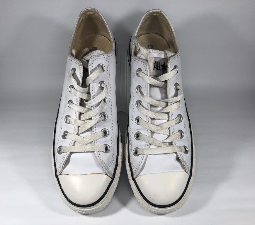 Converse Chuck Taylor All Star Lo Leather Sneaker - White (Category: Casual Shoes) located in Paranaque City. Submitted by rasmercado (Listing ID 1102164145, Image 1). Description: SKU: 206 Quality: 8.5/10 RFS: Closet clean-out Ships out only on weekends Size on Tag: Mens 6.5 / Women's 8.5 / UK 6.5 / EUR 39.5 / 25 cm Note: No shoebox included Payment first before ship out. Method of payment accepted: BDO / BPI / GCash only. ❌ NO COD ❌.