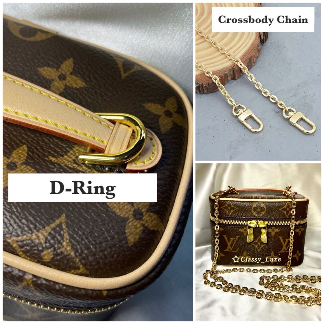 Qoo10 - NICE LV NANO MINI D-rings D Rings Chain Sling Leather