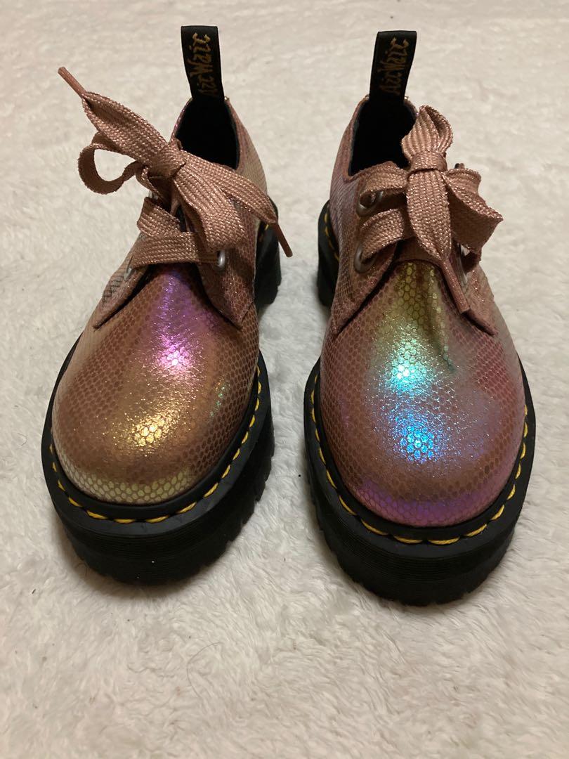 Dr. Martens Holly Pink Iridescent (Category: Sneakers) located in Cebu City. Submitted by oldworldhype (Listing ID 1102213744, Image 3). Description: Dr.Martens Pink Iridescent UK 4 EU 37 US 6 L in excellent condition 9.5/10 shoes only no box 3900 pm.
