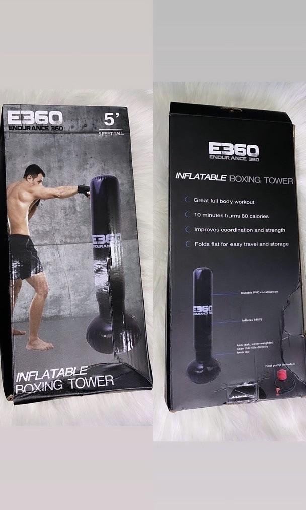 e360 inflatable boxing tower