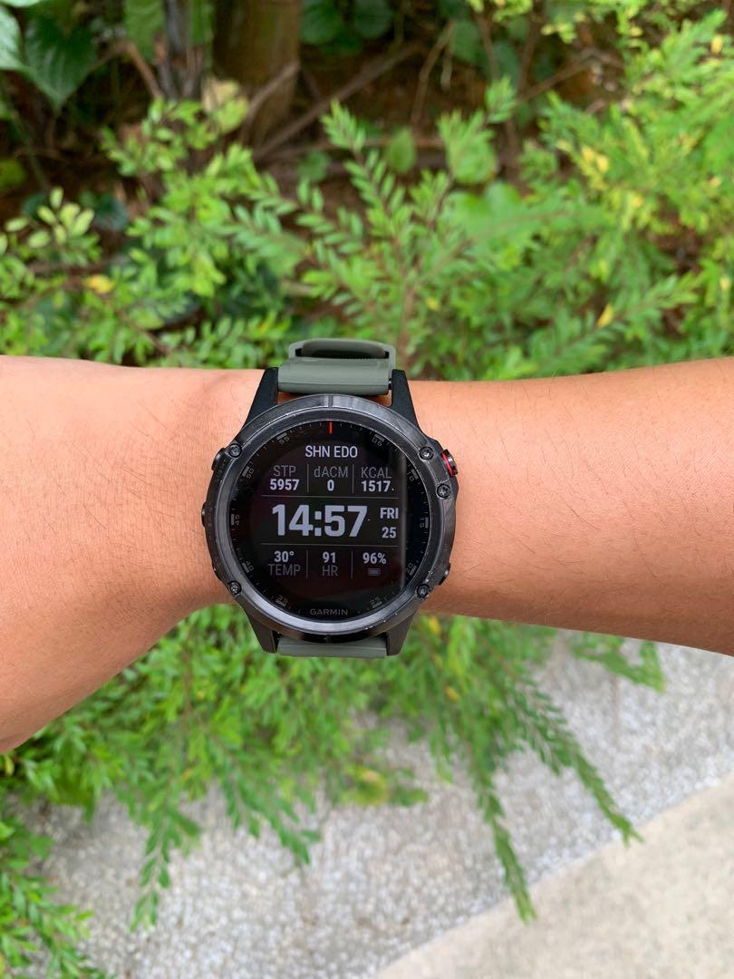 Garmin Fenix 5 Plus DLC Titanium Strap