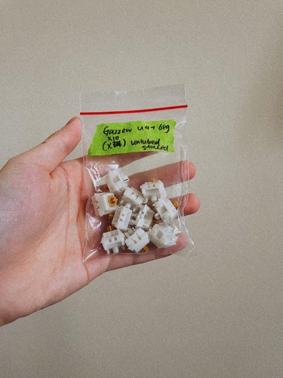 Gazzew Boba U4T Switches (Lubed & Filmed), Computers & Tech, Parts