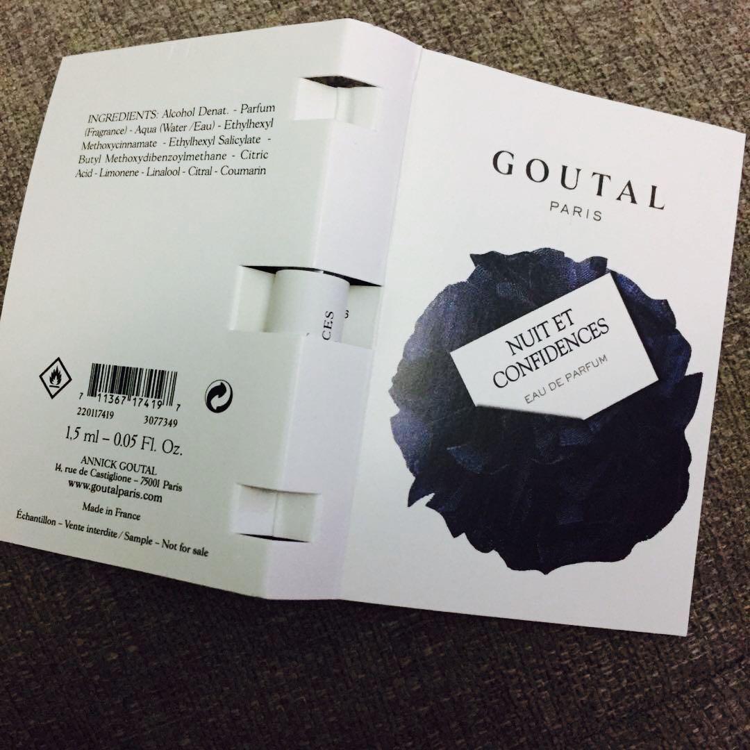 方便帶出街補Goutal Paris 香水perfume sample 1.5ml Nuit Et