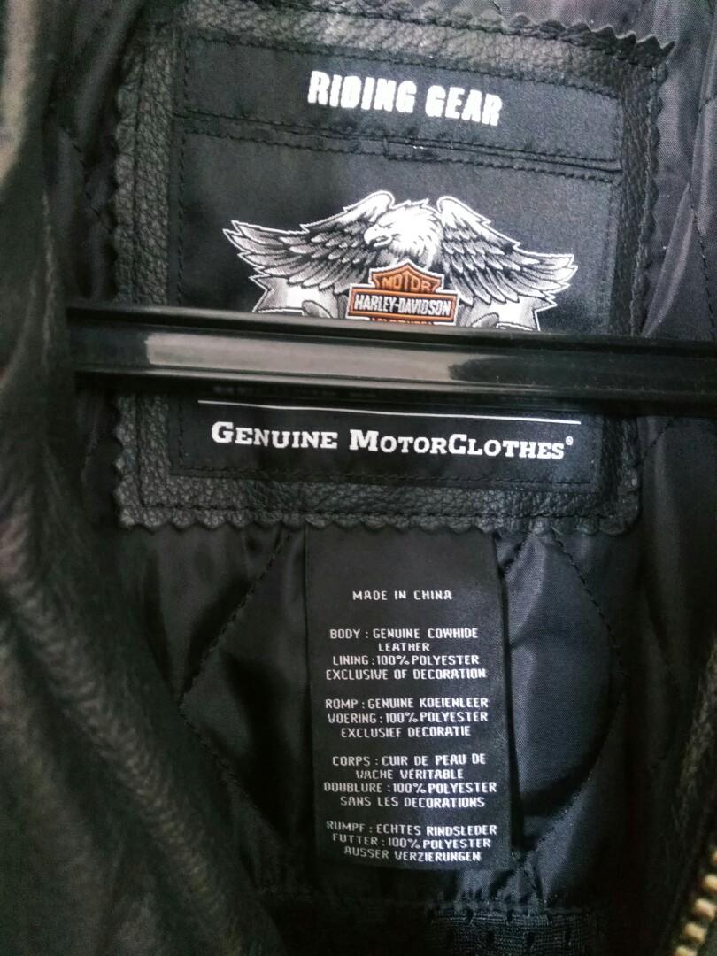 Genuine leather harley davidson jackets online