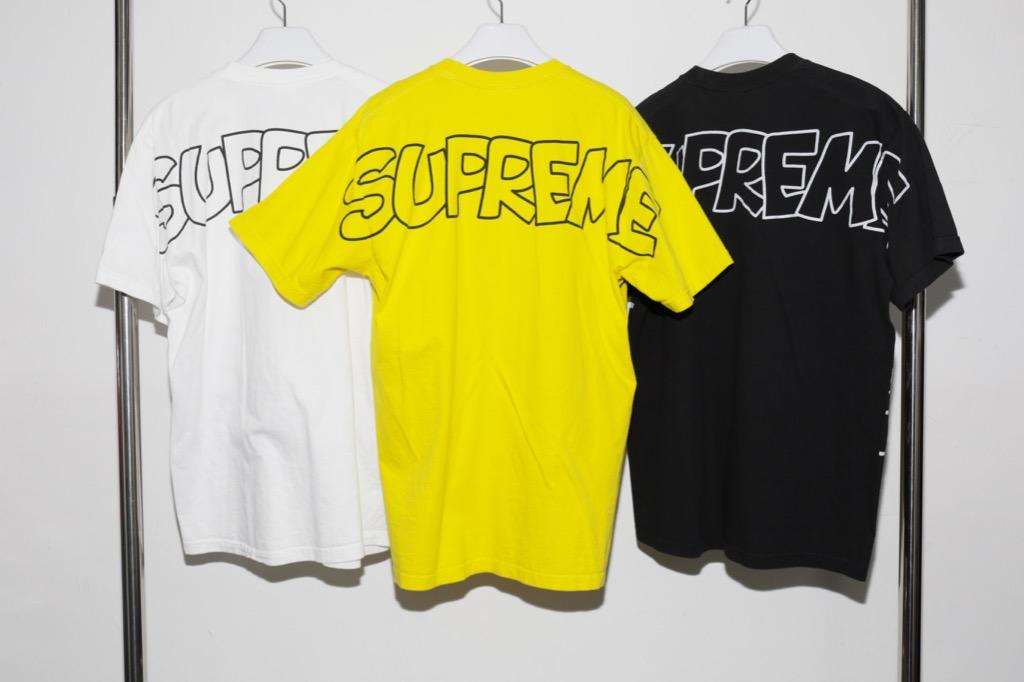 headtotoe.hk] Supreme Smurfs Tee - White/ Black, 男裝, 上身及套裝