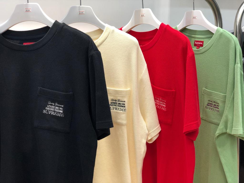 Supreme waffle pocket tee hot sale