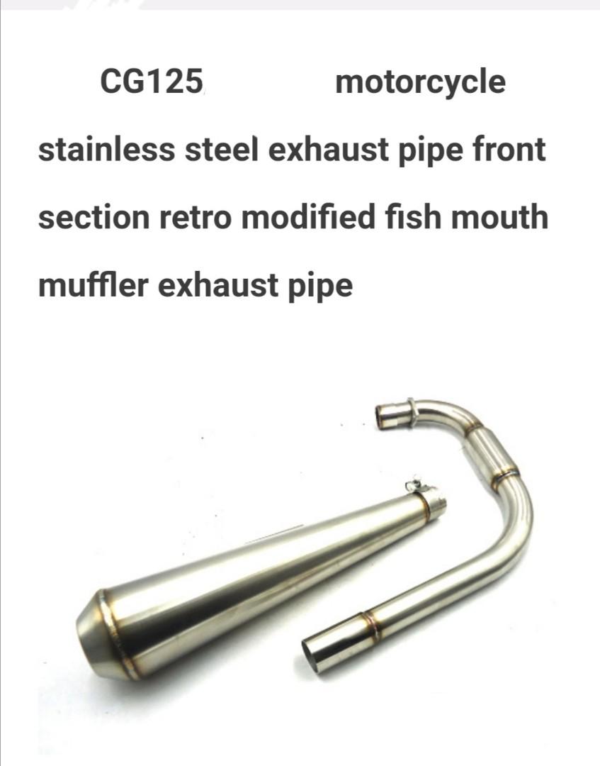 Honda cg shop 125 aftermarket exhaust