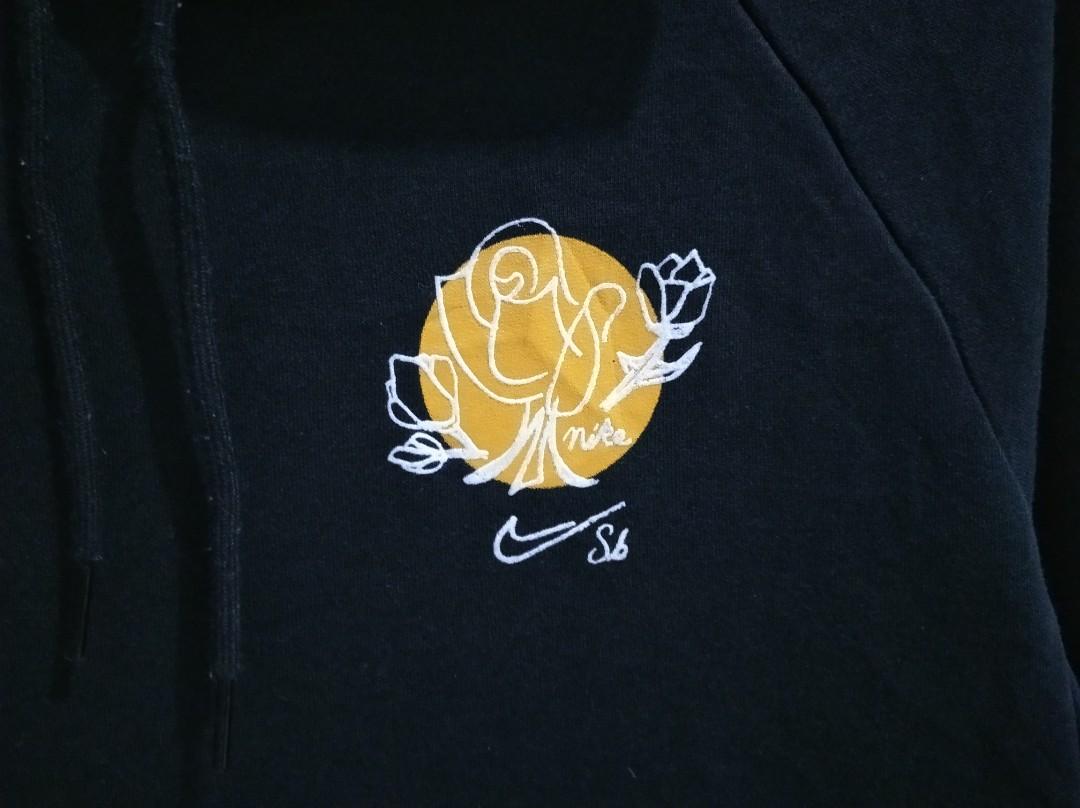 Hoodie Nike SB Icon Floral, Fesyen , Atasan di Carousell