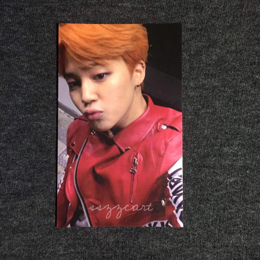BTS Orange Jimin Photocards