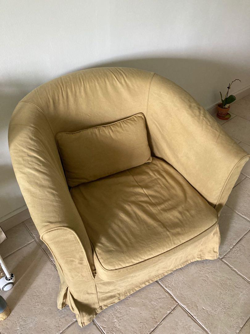 Ikea fabric deals armchair