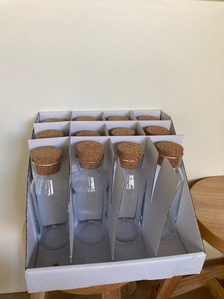 IKEA Glass Bottle, Furniture & Home Living, Kitchenware & Tableware