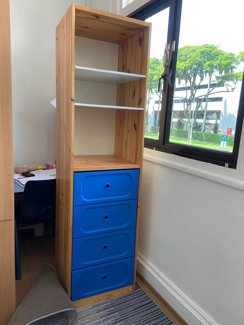 IKEA Shelving unit with drawers, Furniture & Home Living, Furniture