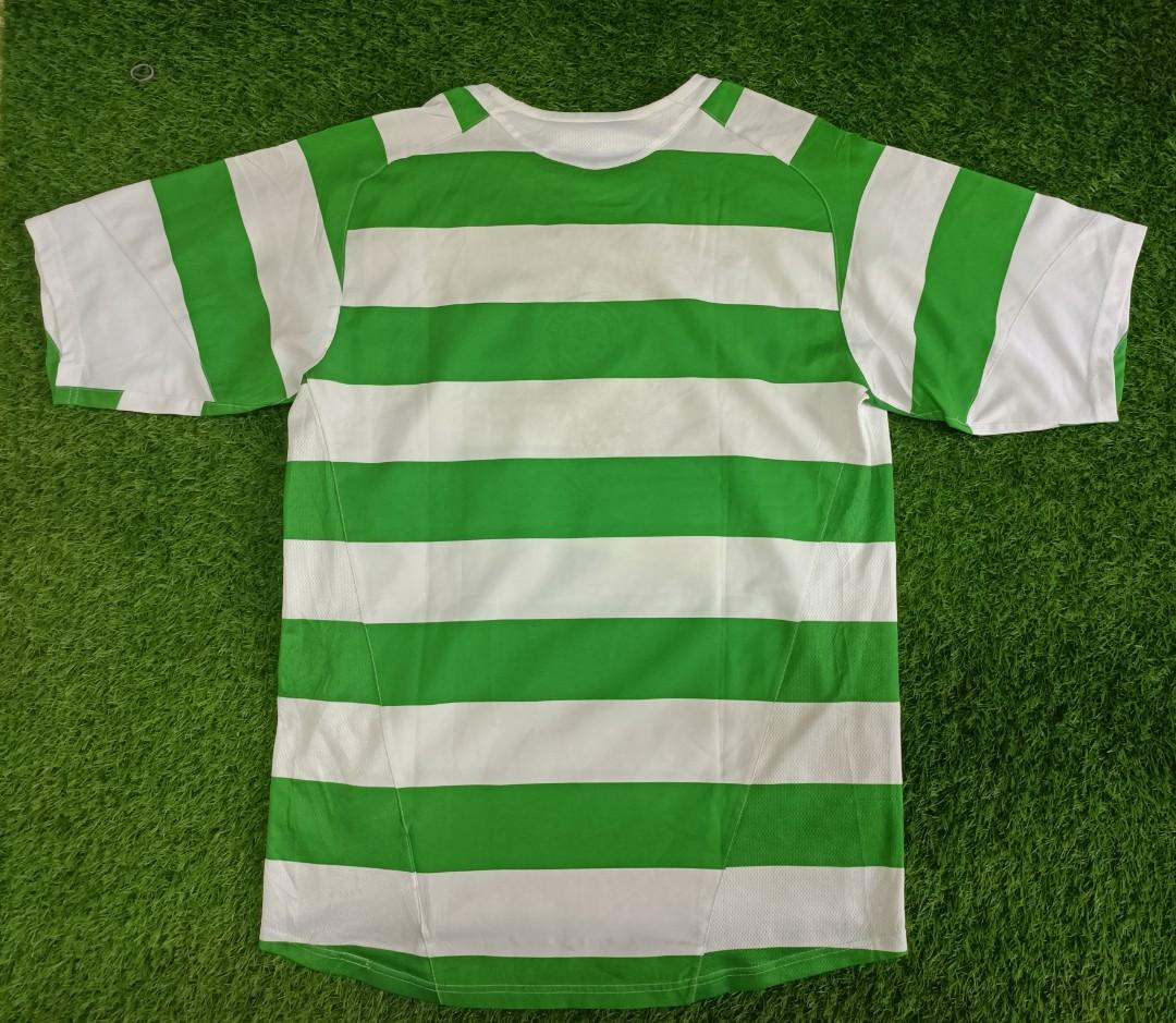 2007/08 Nike Celtic FC Home Kit Jersey Green White Small