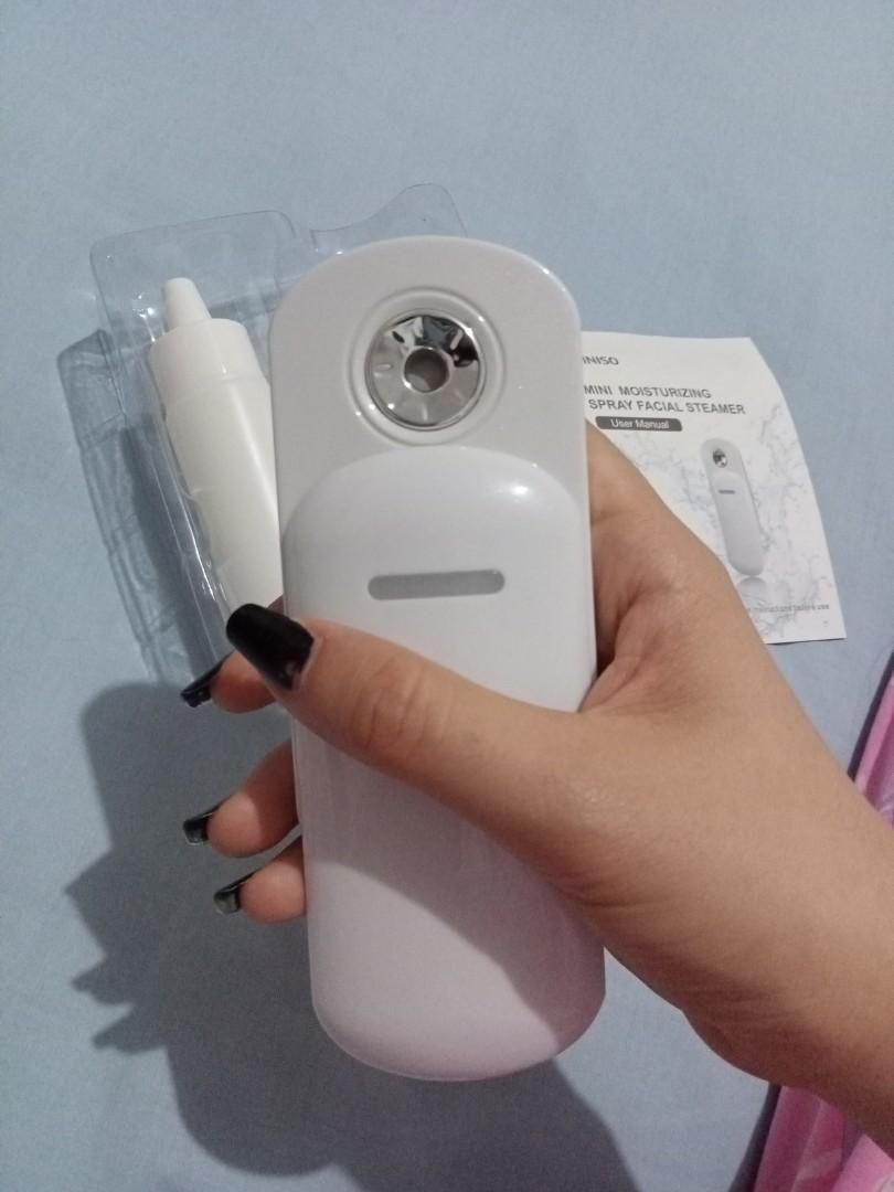 [JUAL RUGI] MINISO Mini Moisturizing Spray Facial Steamer, Kesehatan & Kecantikan, Kulit, Sabun