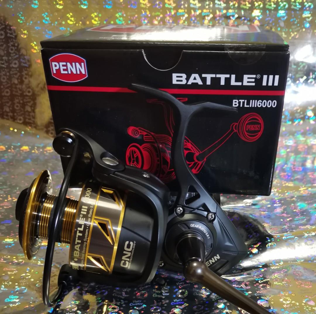 PENN Battle III Spinning Fishing Reel : : Sporting Goods