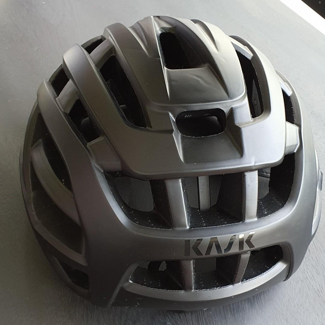 KASK Valegro Helmet 2021 black anthracite matt finish LARGE, Sports