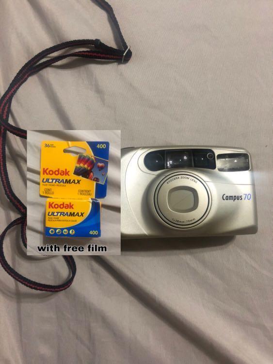 Kyocera Campus 70 Film Camera with Free Kodak Ultramax Film