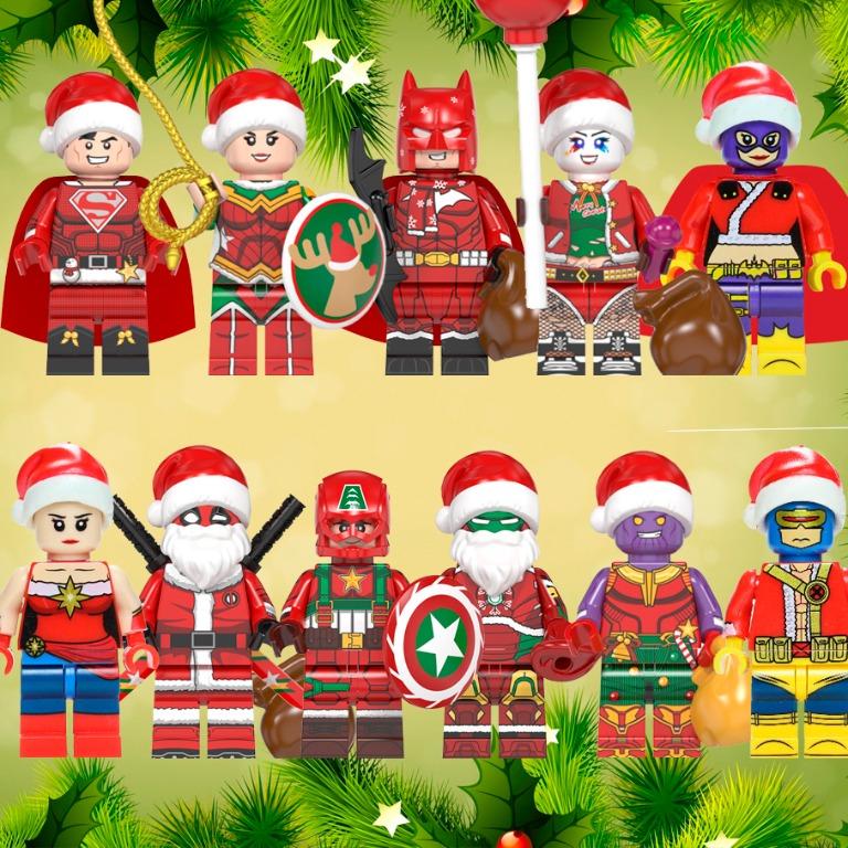 Lego-Like Marvel DC Christmas Batman Iron Man Superman (11 Figures),  Hobbies & Toys, Toys & Games on Carousell