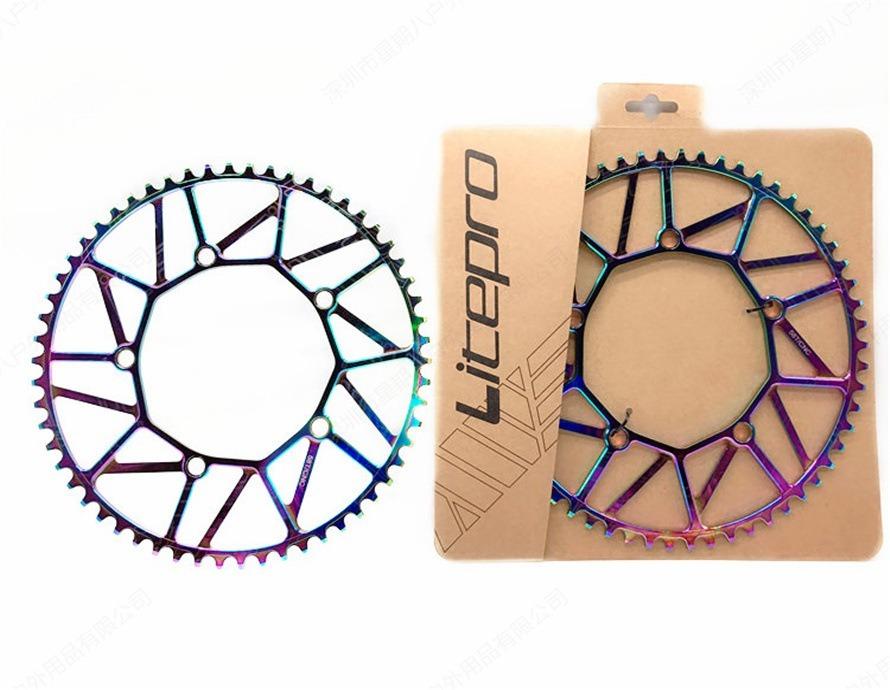 Litepro 130BCD ChainRing 47T avec protection vélo de route pliant