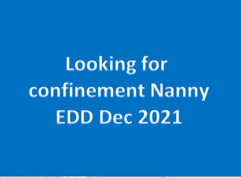 Looking for confinement nanny in Dec 2021 (Category: Maternity Care) located in Singapore. Submitted by smartads_01 (Listing ID 1102143967, Image 1). Description: I am looking for an experience confinement nanny in Dec 2021. preferably with at least 3 years working experience.
