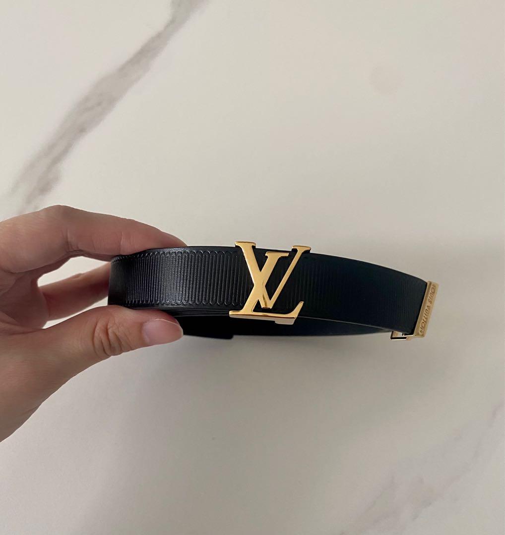 LV Broken 40mm Reversible Belt Monogram Eclipse Canvas - Men - Accessories