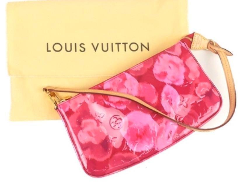 Louis vuitton purse pink flowers sales