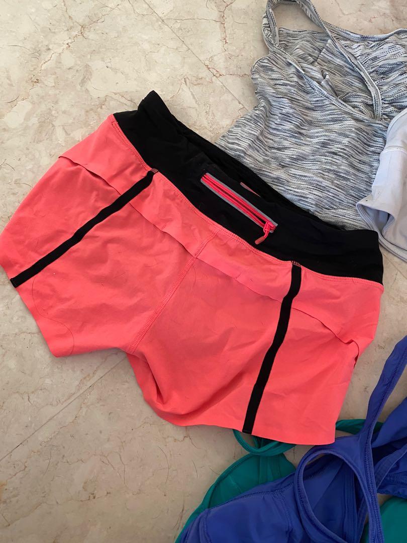 LULULEMON bulk 1 short, 3 bras, 1 top, Women's Fashion, Activewear on  Carousell