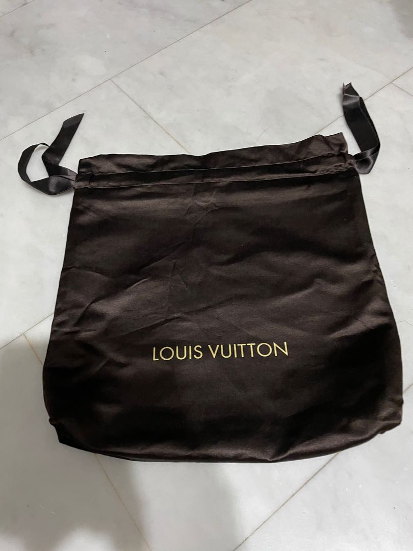 AUTH LOUIS VUITTON Dust Bag Fold Over & Drawstring Dust Bag Set 20
