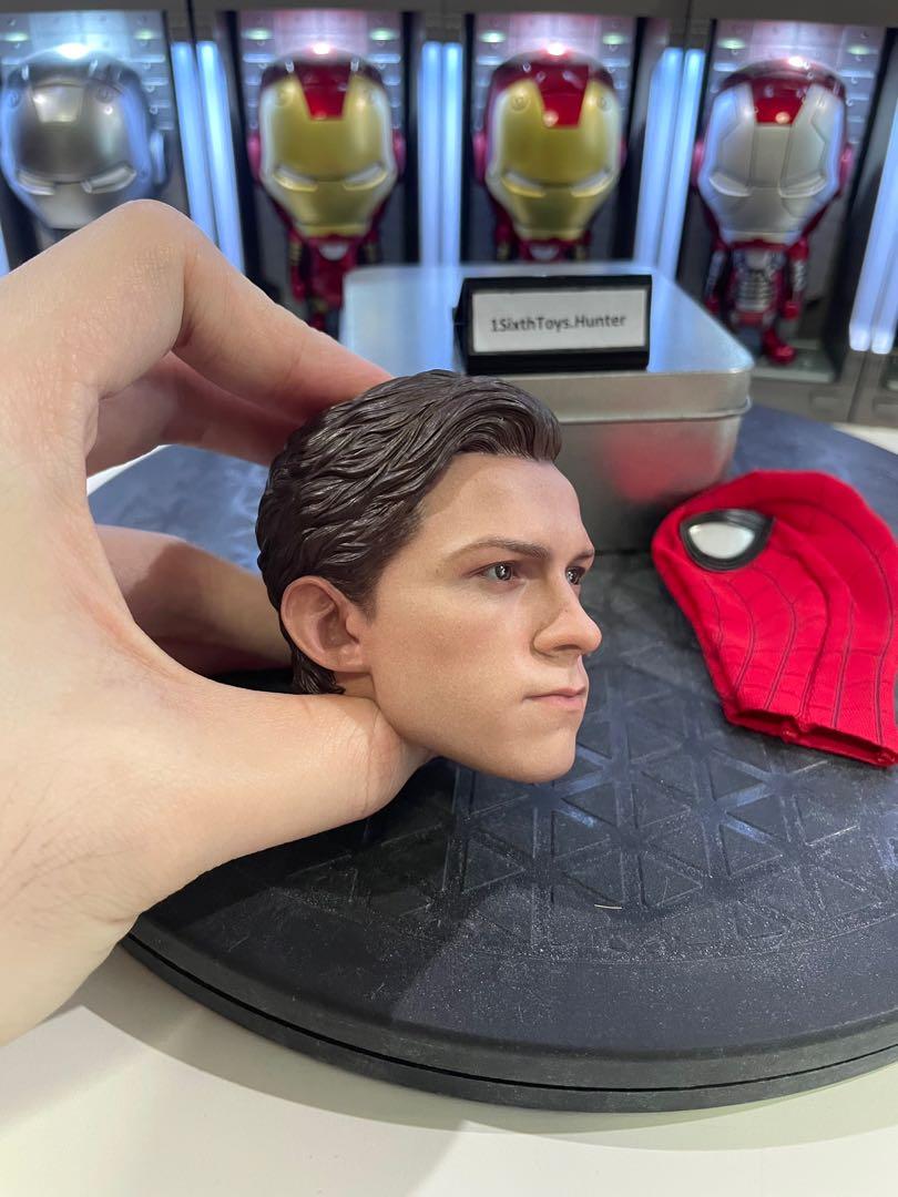 Marvel Spiderman Homecoming Hot Toys 14 Scale Qs014 Qs015 Spiderman Tom Holland Head Sculpt 