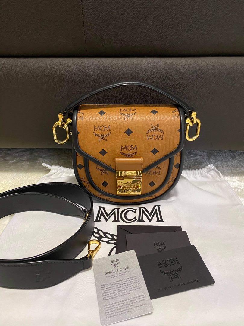 Patricia shoulder shop bag in visetos