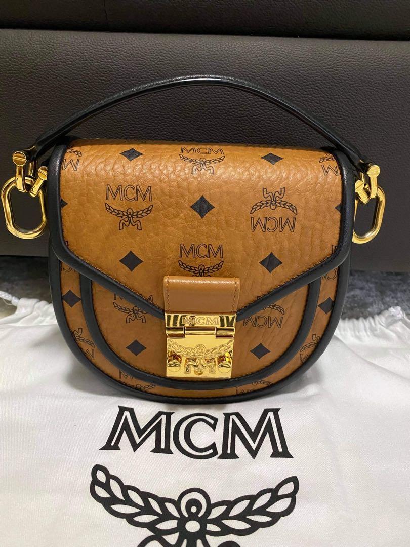 Mcm Patricia Mini Block Visetos Crossbody Bag