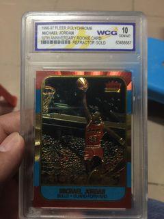 MJ 10th anniversary refractor gold