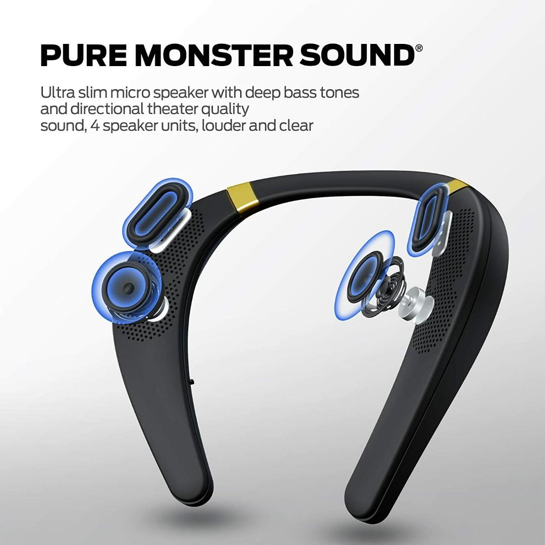 Monster boomerang neckband hot sale review